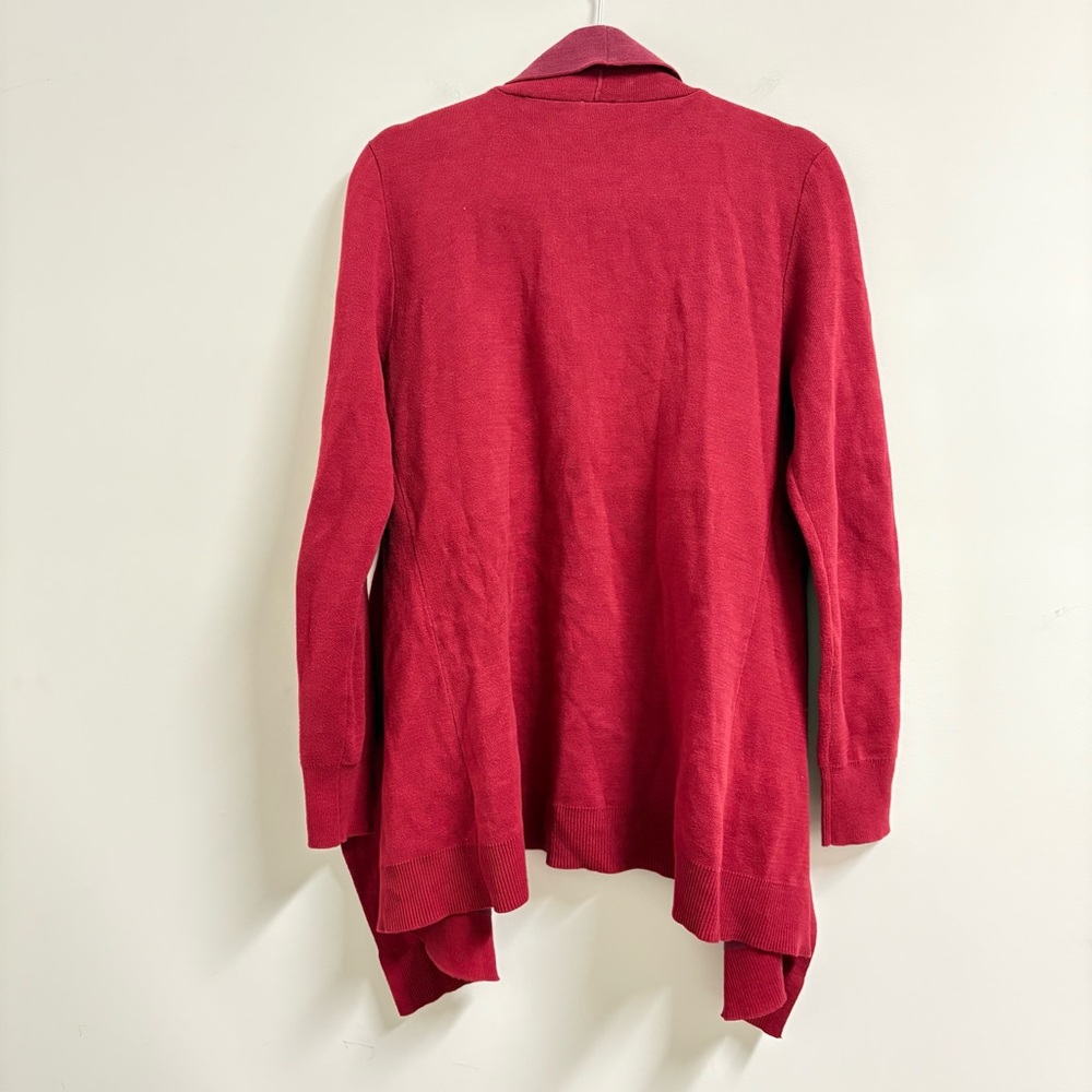 CAbi Cozy Up Cardigan Size Medium 3479 Red - Picture 7 of 7